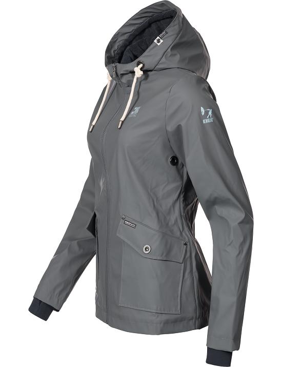 khujo Damen Outdoor Jacke Regenjacke Odessa Grau Gr. M khujo Damen Outdoor Jacke Regenjacke Odessa Grau Gr. M