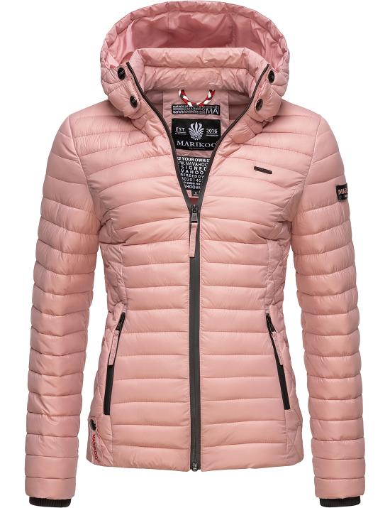 Marikoo Damen Übergangs Jacke Stepp Outdoor Jacke | eBay Samtpfote gesteppt Kurz-Mantel