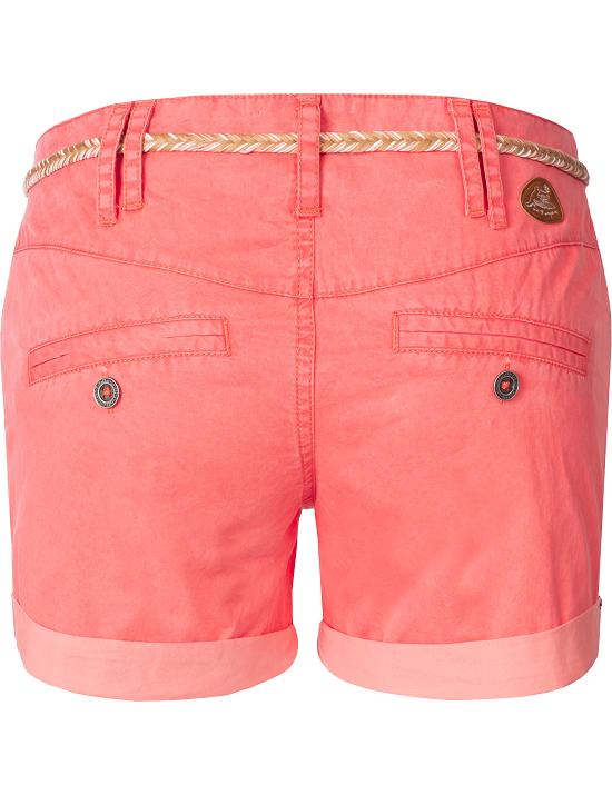Ragwear Damen kurze Sommer Hose Bermuda Chino Shorts Hotpants Gürtel Heaven A