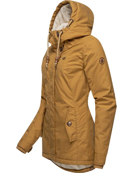 Damen Winter Ragwear gefüttert Teddy Parka eBay Kurz Monade Jacke | Mantel warm Kapuze