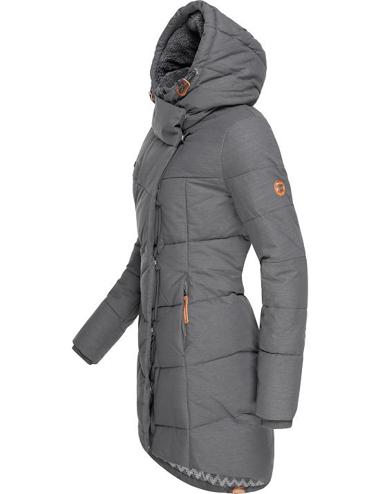 Damen Teddyfell Winter Ragwear Details Pavla Warm Jacke Mantel Parka Kapuze Herbst Zu Kurz WrCxBeod
