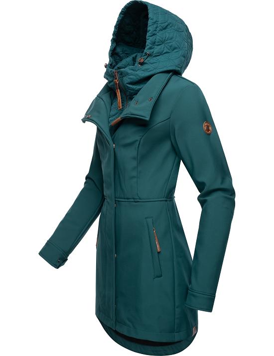 Ragwear Damen Winter Jacke Softshelljacke Kapuze mit Outdoor warm eBay | Parka Ybela