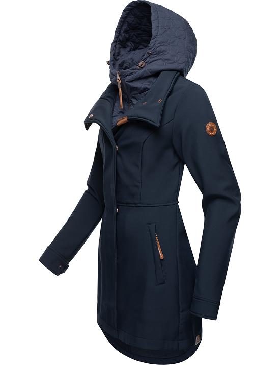 Ragwear Damen Winter Softshelljacke warm mit Kapuze | Ybela Jacke Parka Outdoor eBay