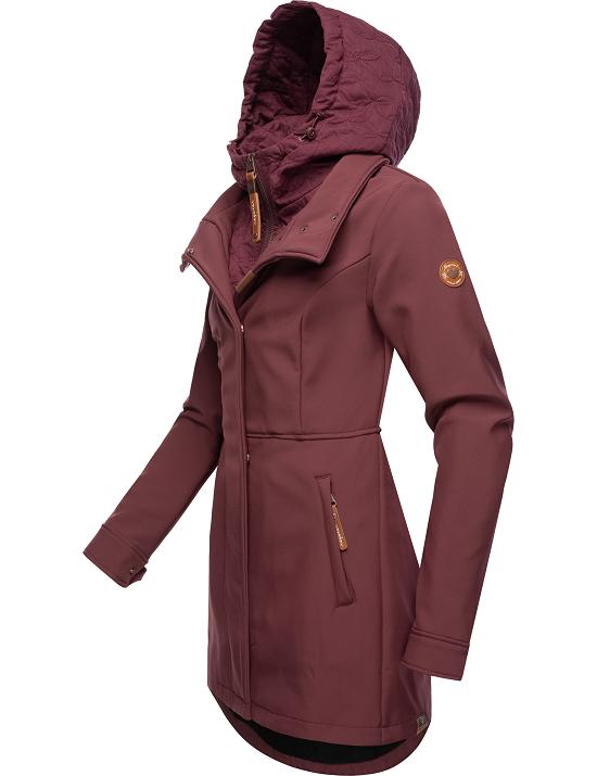 Ragwear Damen | Outdoor warm Winter Softshelljacke Jacke Kapuze mit eBay Parka Ybela